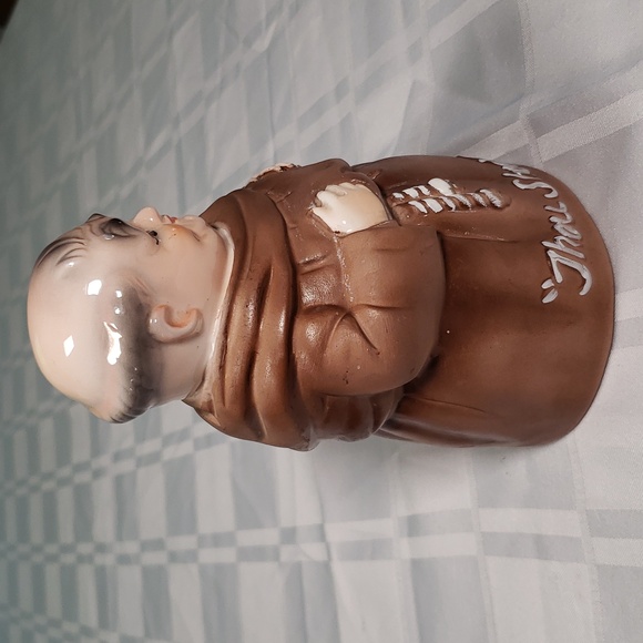 🔥Vintage 1960’s Friar Monk Coin Bank “Thou Shalt Not Steal - Picture 4 of 7